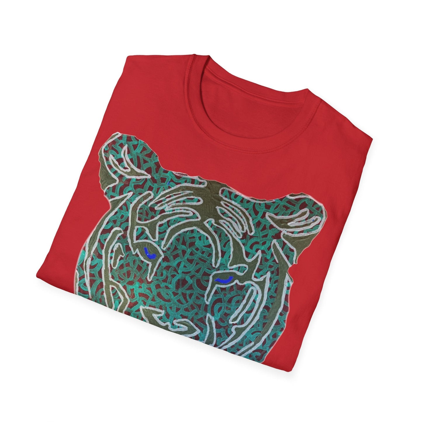 Tiger Softstyle T-Shirt Custom Art The Indomitable Art Shop Indomitable Art Quote12.33