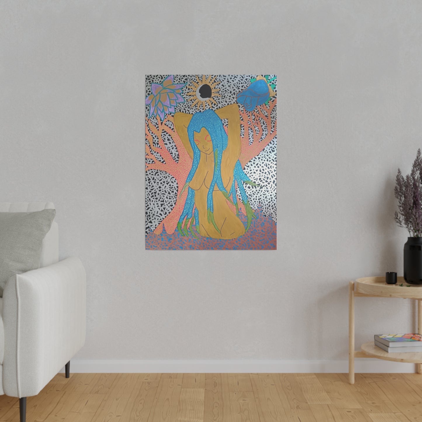 Primordial Goddess Print Canvas