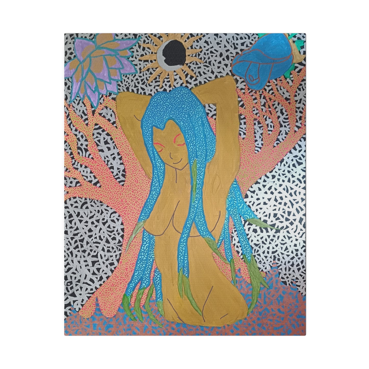 Primordial Goddess Print Canvas