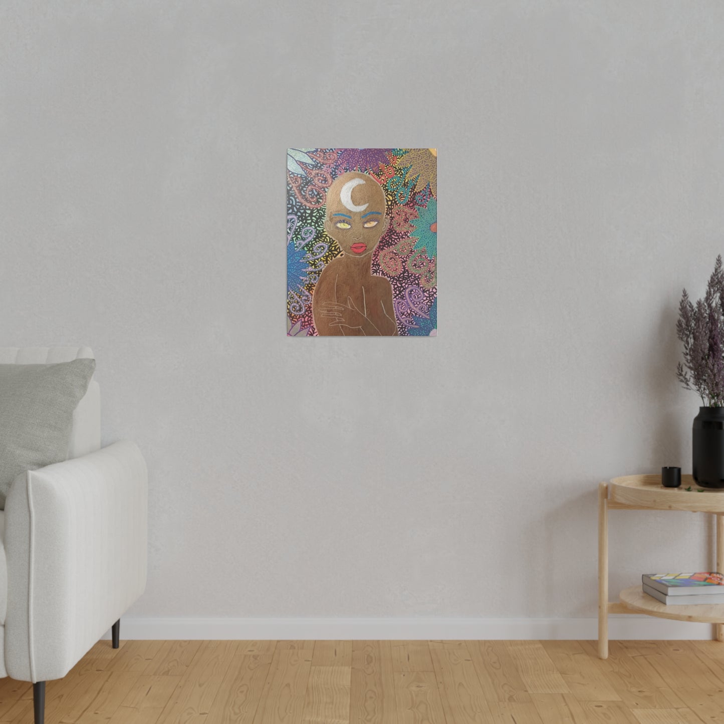 Moon Goddess Print Canvas