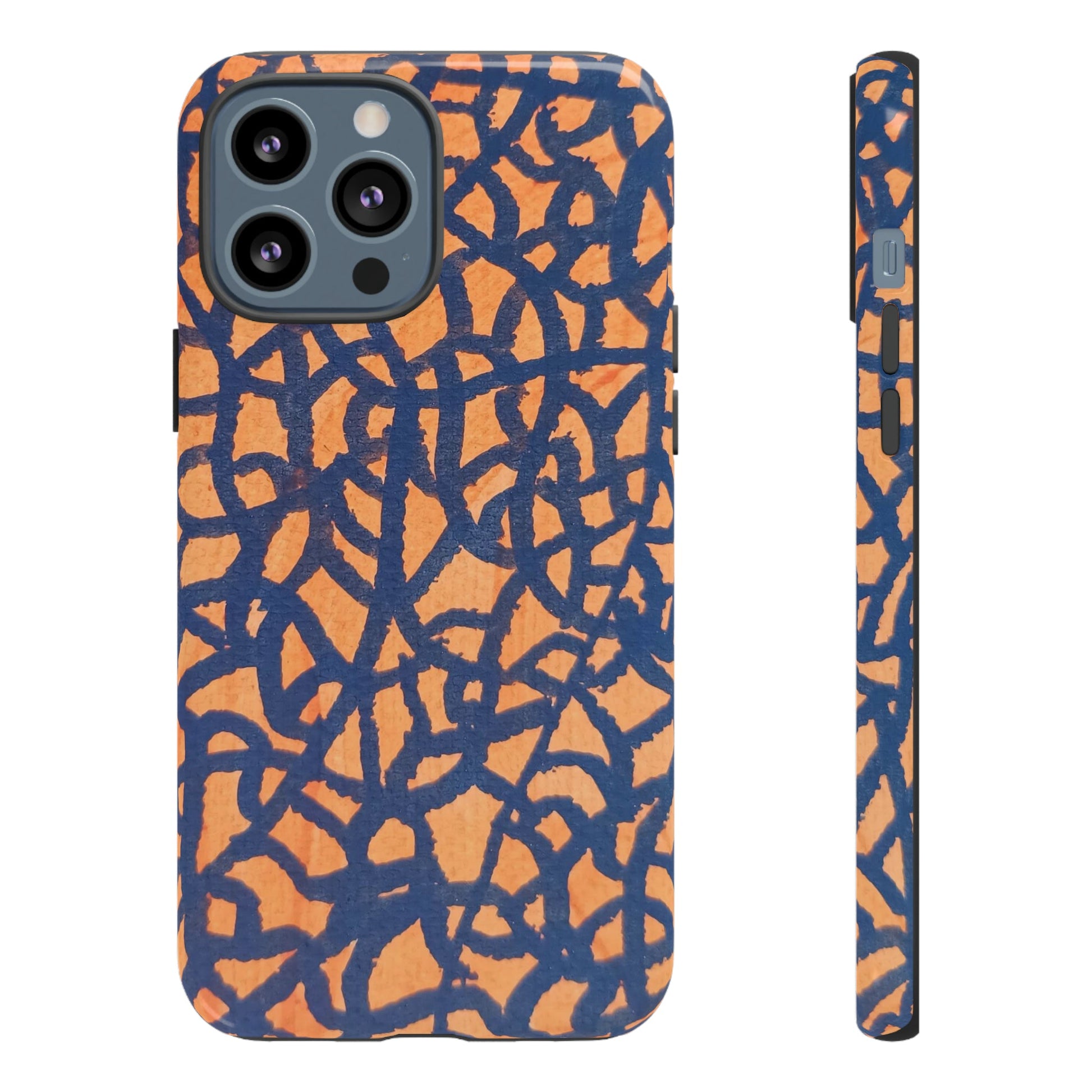 Sunset Horizon Defender: Orange & Blue Tough Case Custom Art The Indomitable Art Shop Indomitable Art Quote25