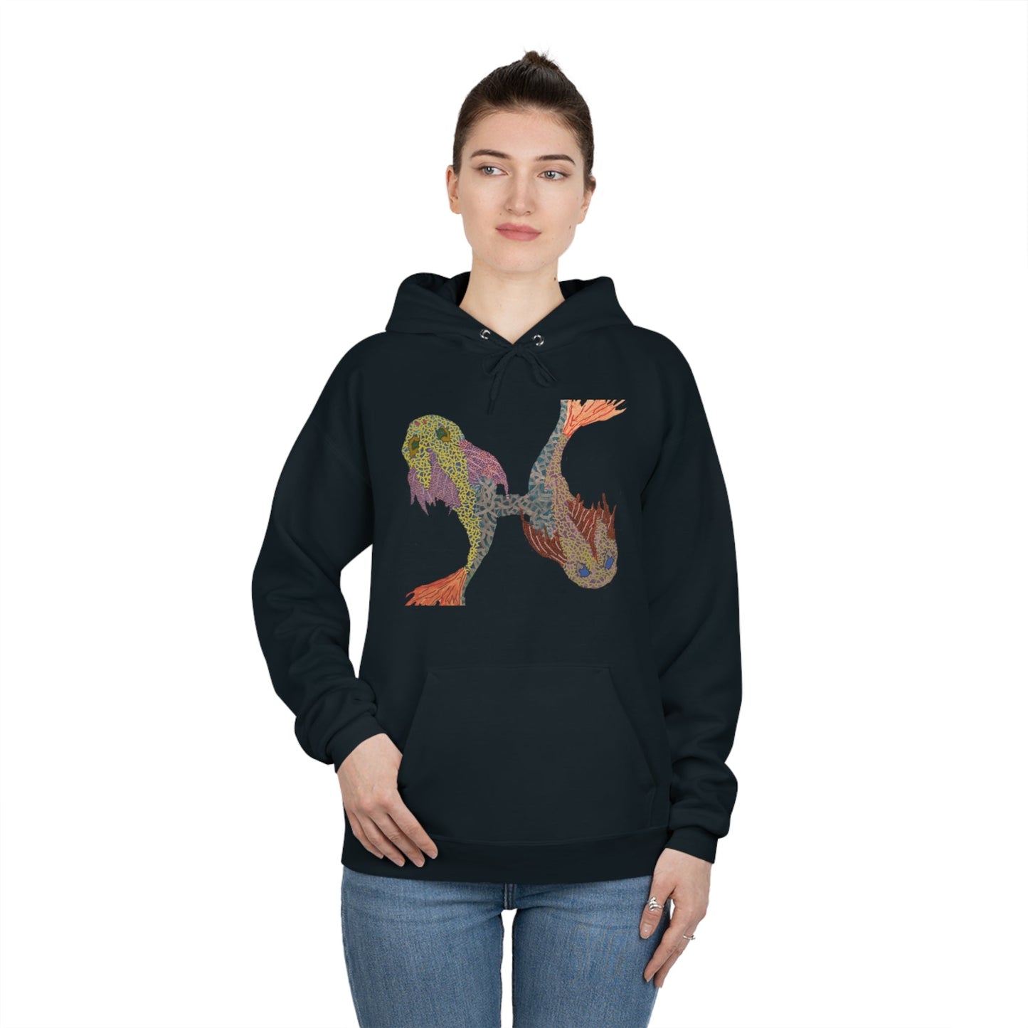 Pisces Pullover Hoodie Sweatshirt Custom Art The Indomitable Art Shop Indomitable Art Quote65