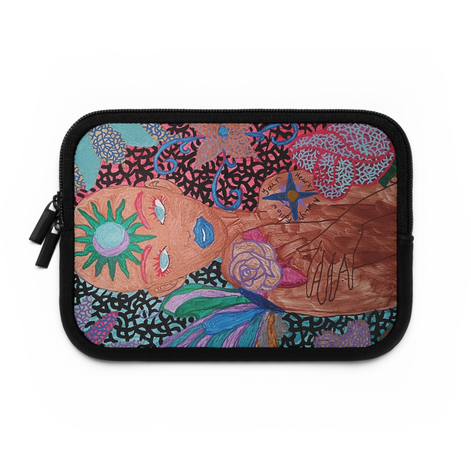 Beauty in the Madness Laptop Sleeve Custom Art The Indomitable Art Shop Indomitable Art Quote22.27