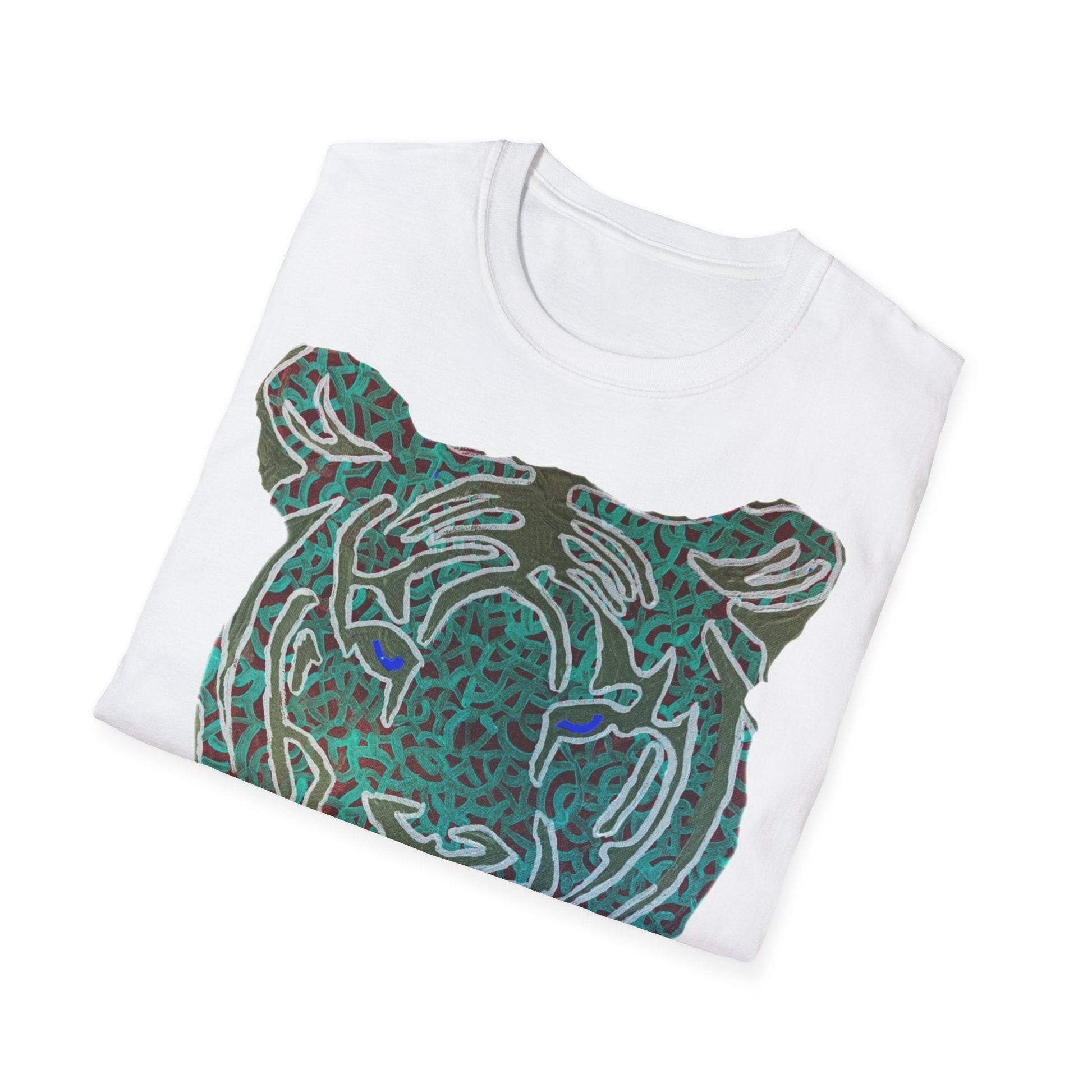 Tiger Softstyle T-Shirt Custom Art The Indomitable Art Shop Indomitable Art Quote12.33