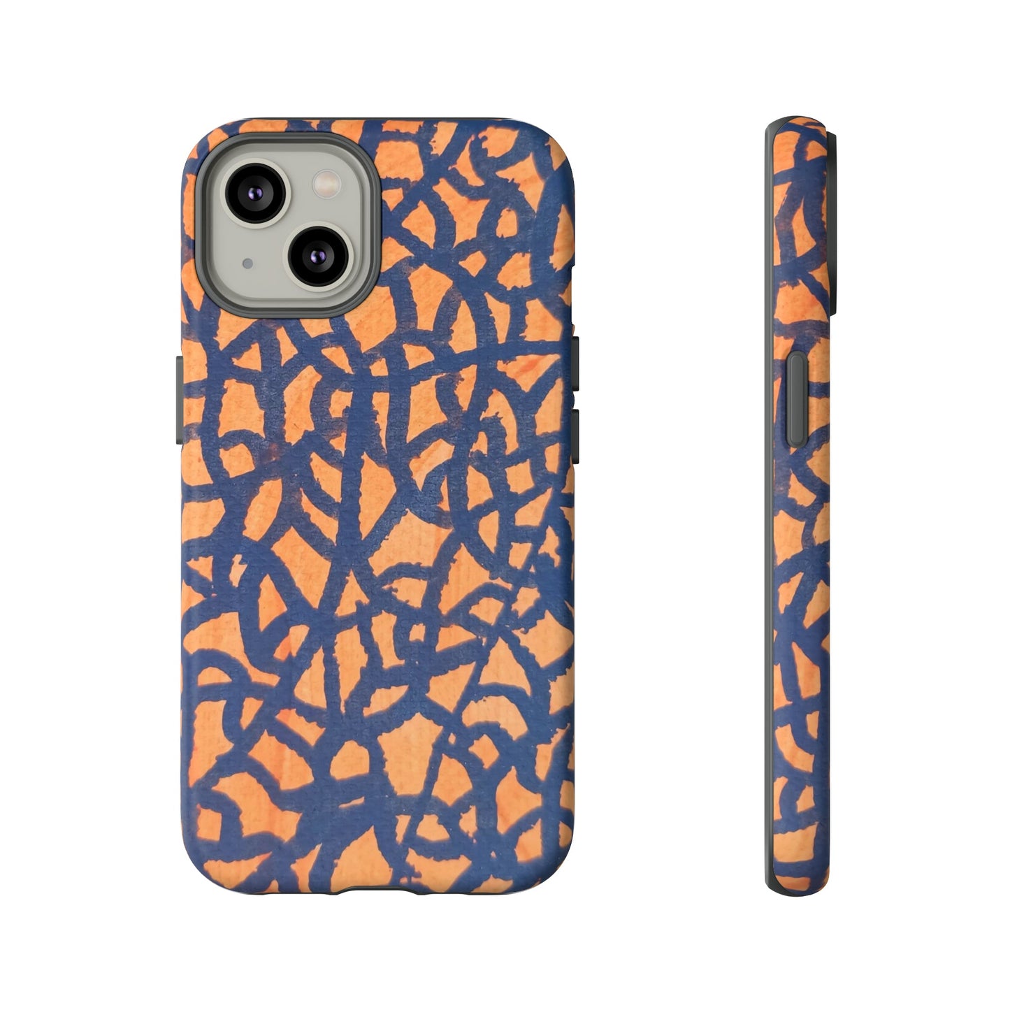 Sunset Horizon Defender: Orange & Blue Tough Case Custom Art The Indomitable Art Shop Indomitable Art Quote25