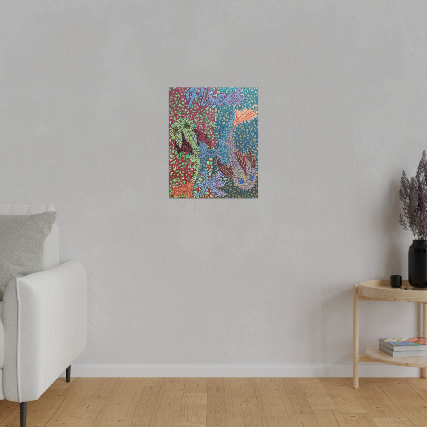 Pisces Print Canvas