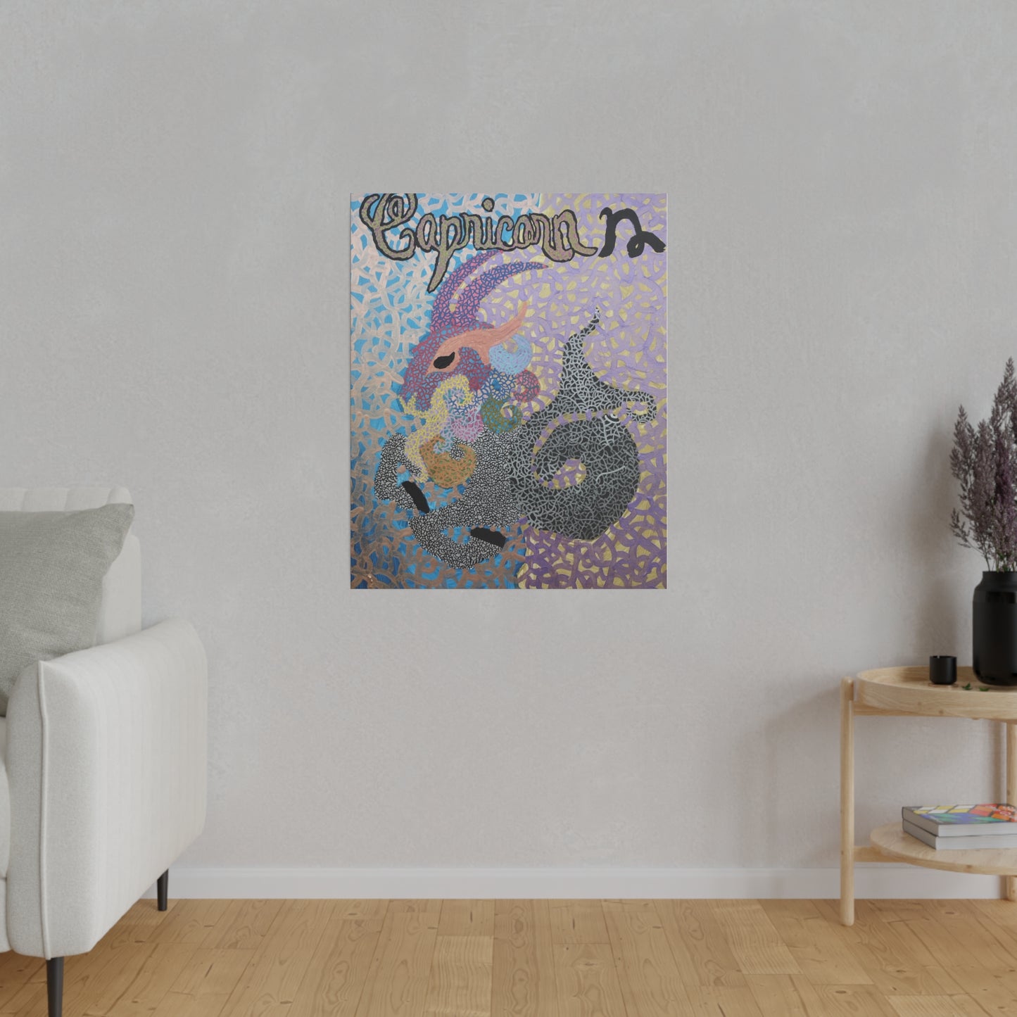 Capricorn Print Canvas