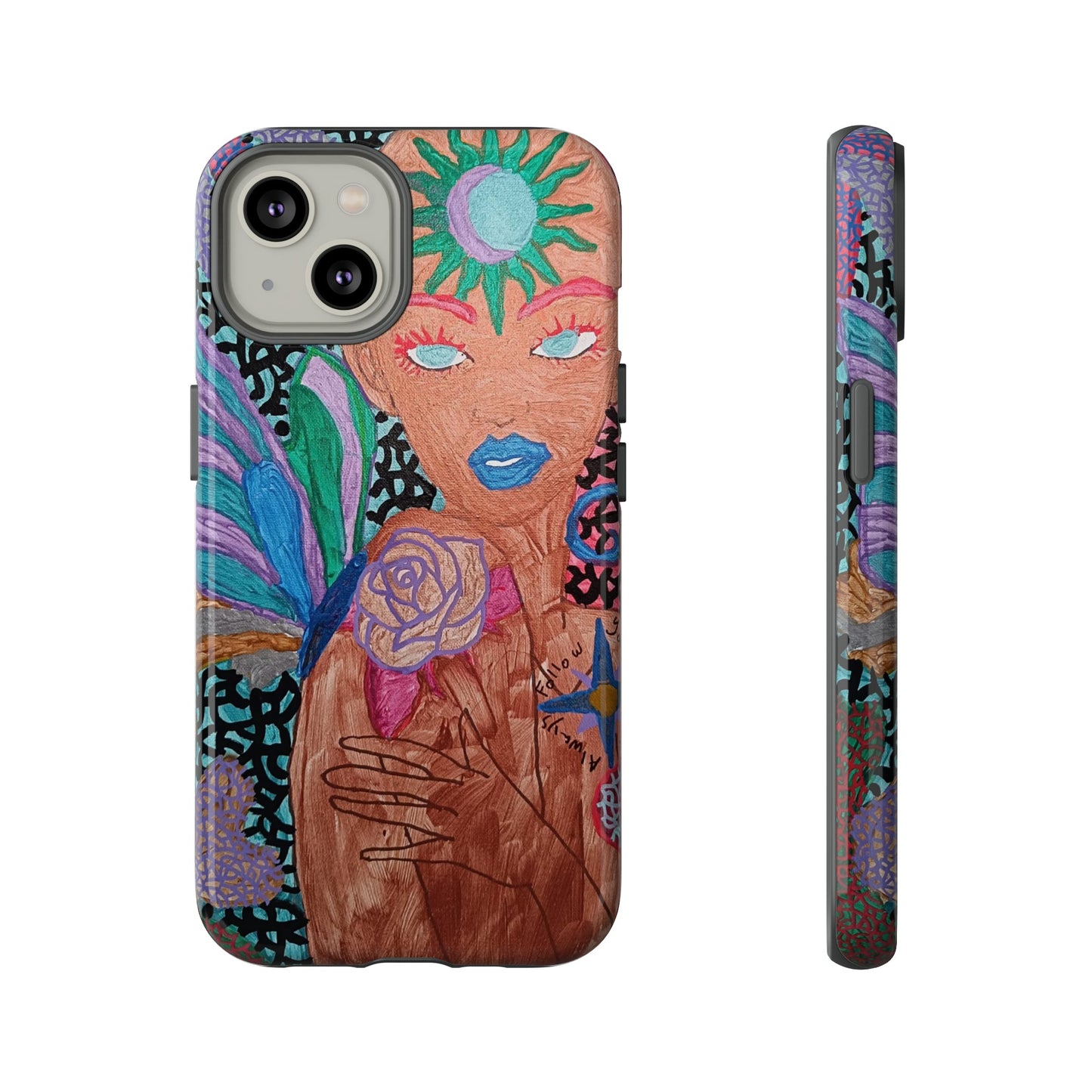 Beauty in the madness Phone case Custom Art The Indomitable Art Shop Indomitable Art Quote24.75