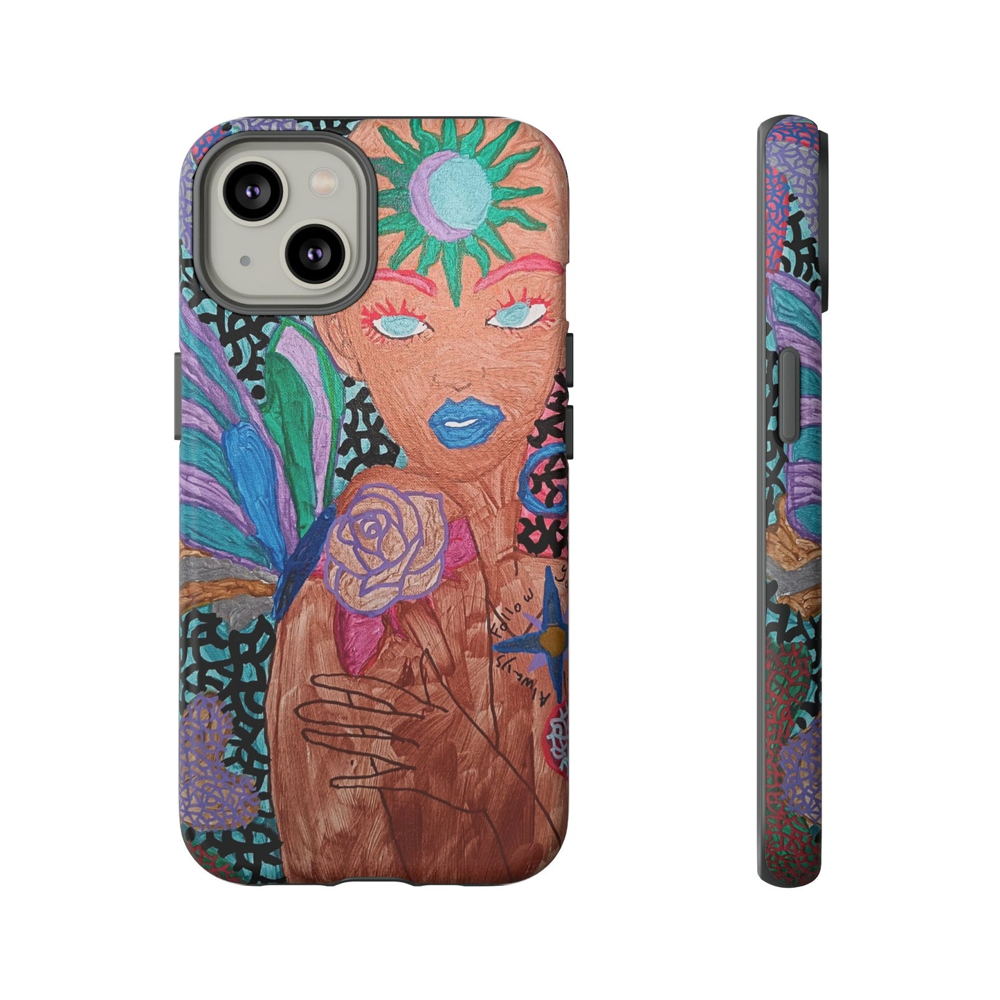 Beauty in the madness Phone case Custom Art The Indomitable Art Shop Indomitable Art Quote24.75