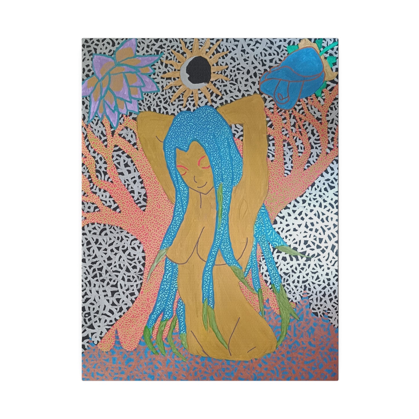 Primordial Goddess Print Canvas