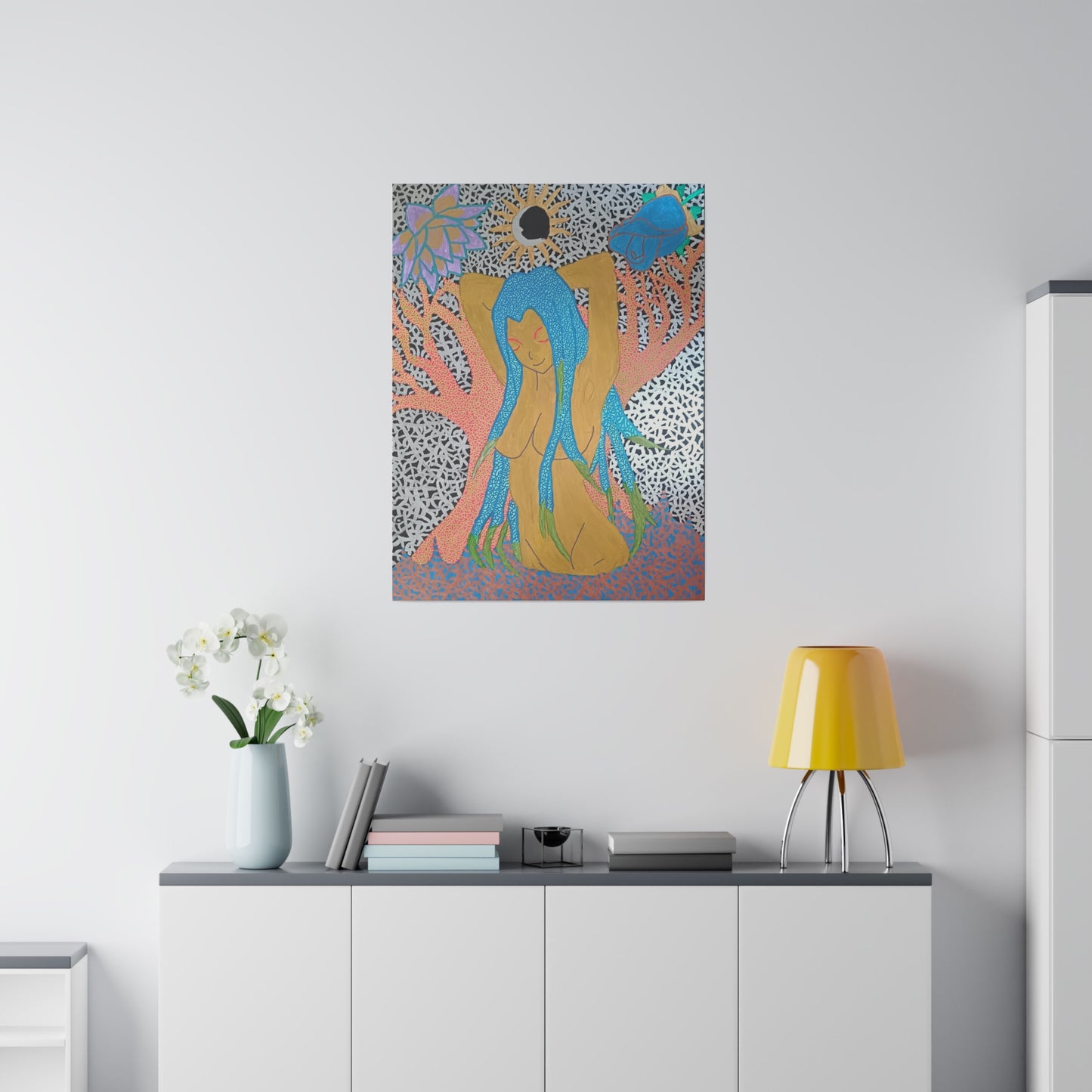 Primordial Goddess Print Canvas