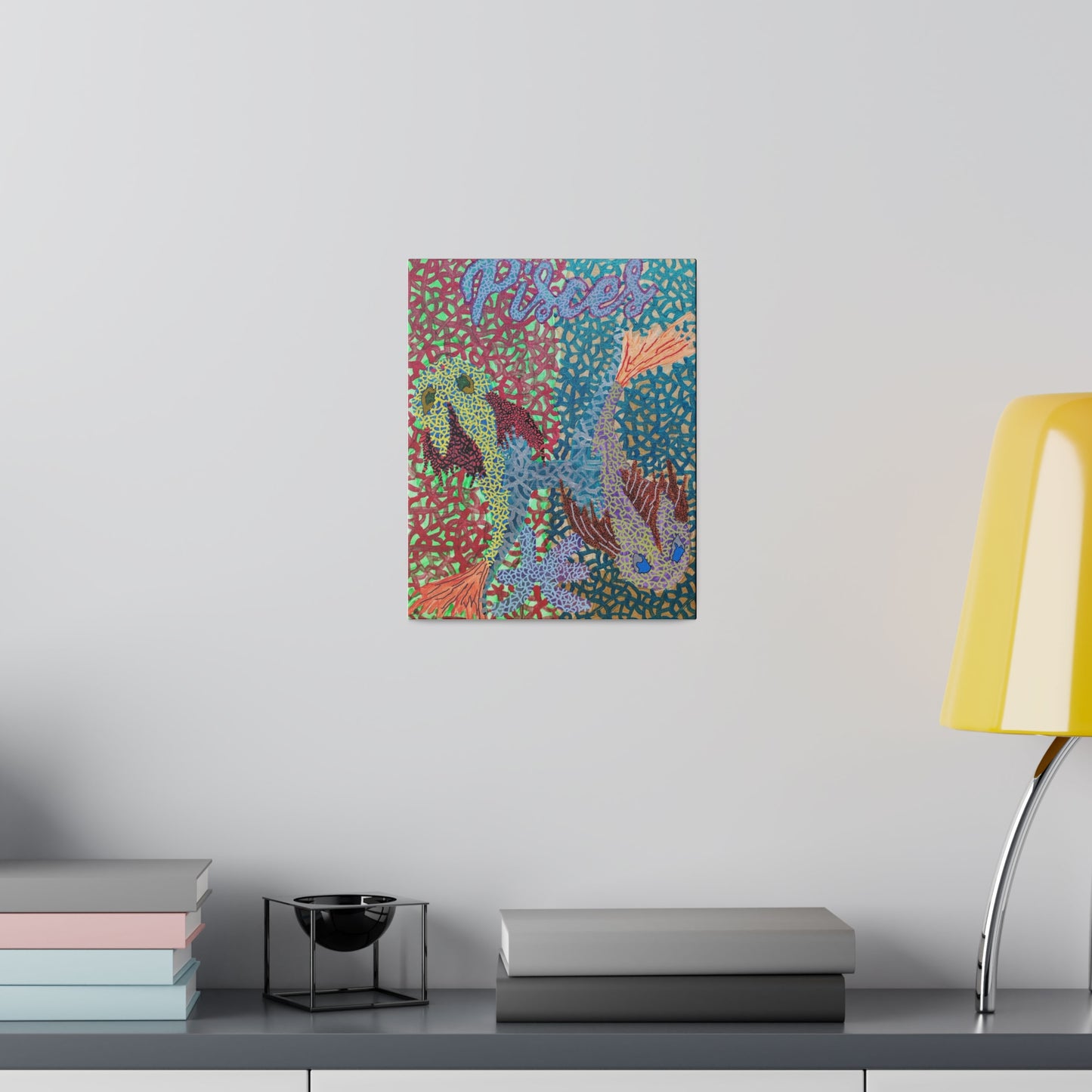 Pisces Print Canvas