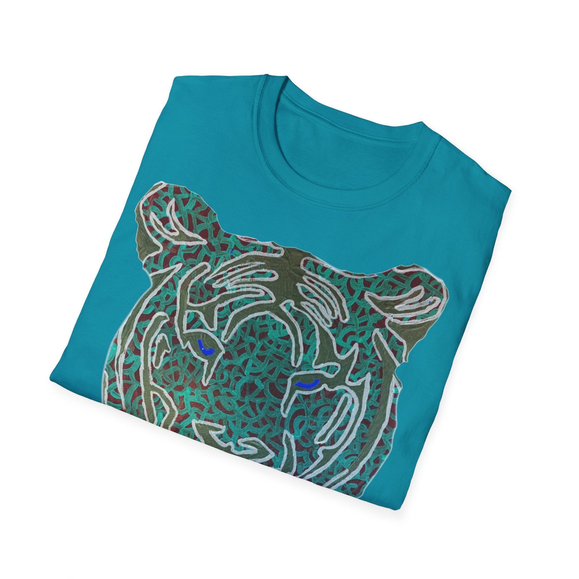 Tiger Softstyle T-Shirt Custom Art The Indomitable Art Shop Indomitable Art Quote12.33