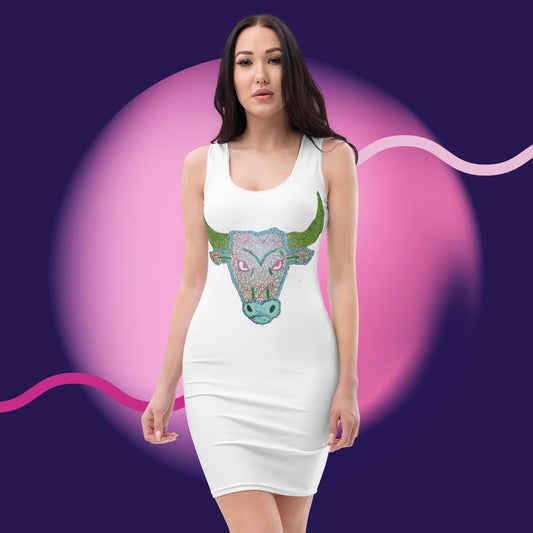 Taurus Bodycon dress Custom Art The Indomitable Art Shop Indomitable Art Quote50