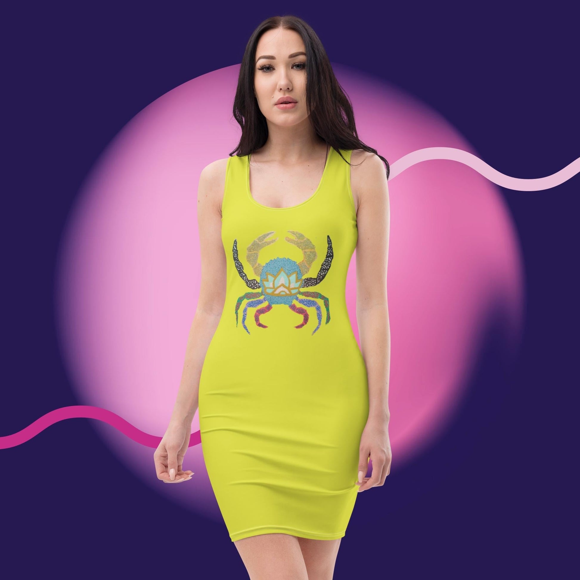 Cancer Bodycon dress Custom Art The Indomitable Art Shop Indomitable Art Quote50